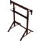 Crank-operated scaffolding jack K1200 | Width: 1.20 m | Height: 1.20 m - 1.95 m | painted brown
